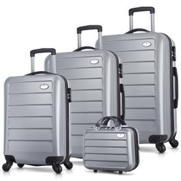 Zoozie Bags Juego de Maletas de 4 Piezas Gris